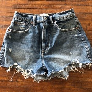 Abercrombie denim shorts